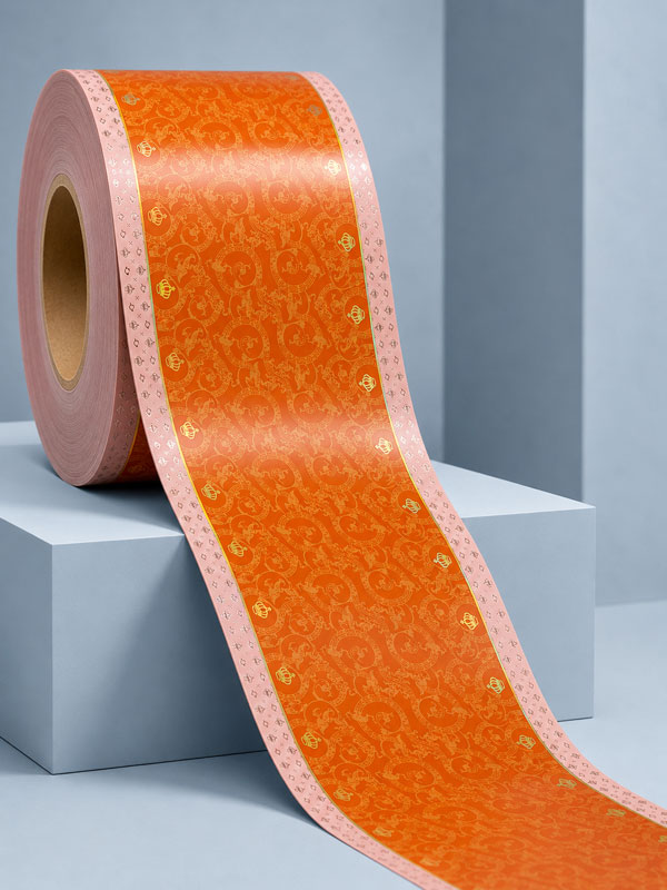 Metallic gold tipping paper