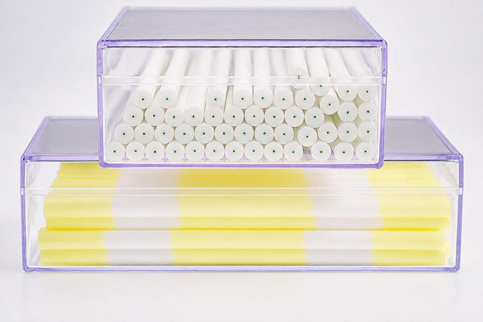 Dual segment filter rods